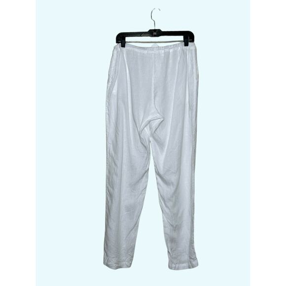 Gorsuch white linen pull on pants size XL - Picture 6 of 6